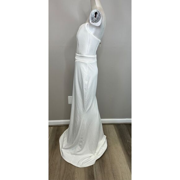 Zhivago Reine De Reinettes Gown In White US 6 $650 - Picture 7 of 12